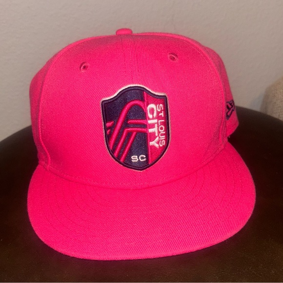 St Louis CITY SC Soccer New Era 59Fifty Hat Cap Major League Soccer Size 7 1/8 - Picture 1 of 5